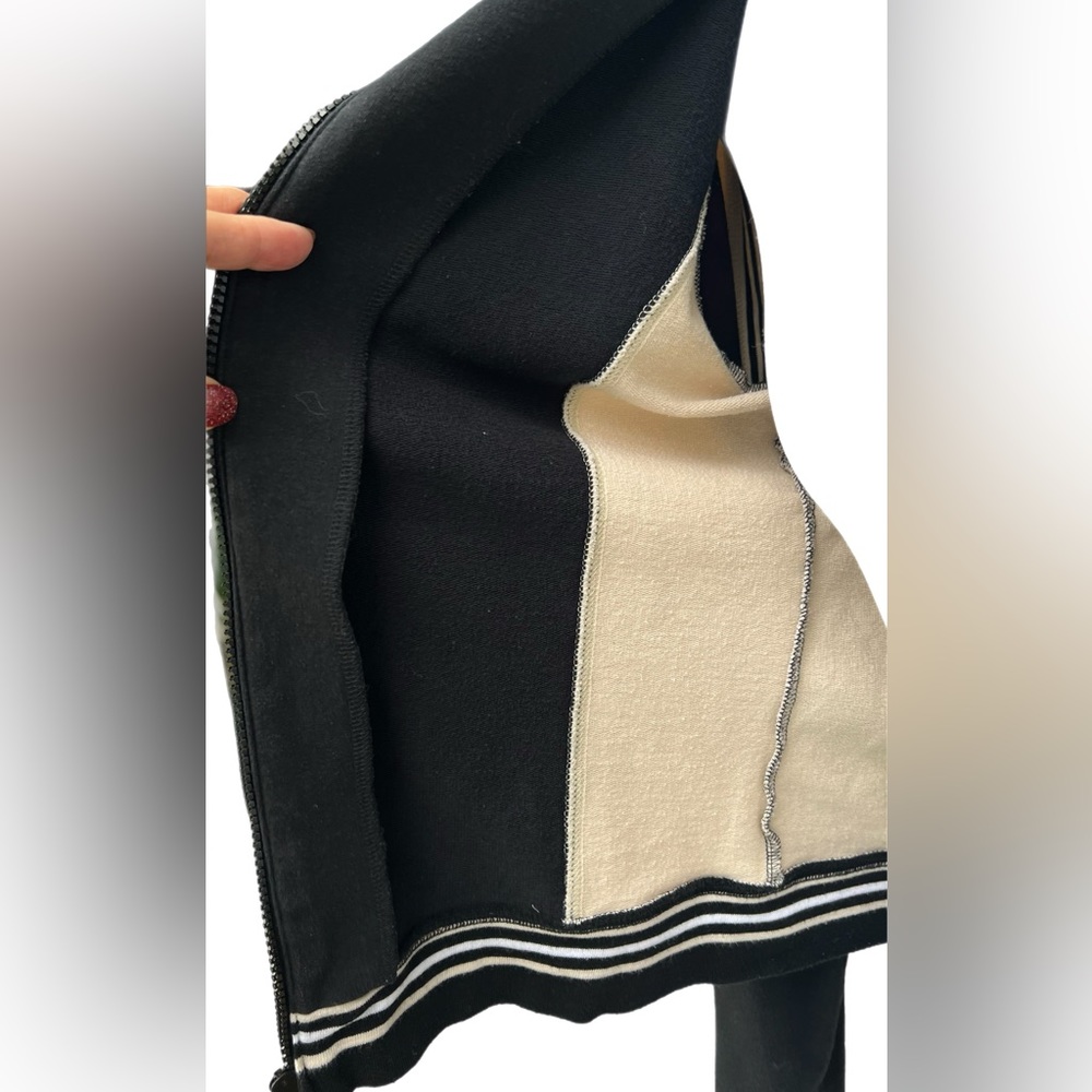 BDBC Jacket Black Cream/Off White Used Good Condition Small SM Stripes - Picture 9 of 14